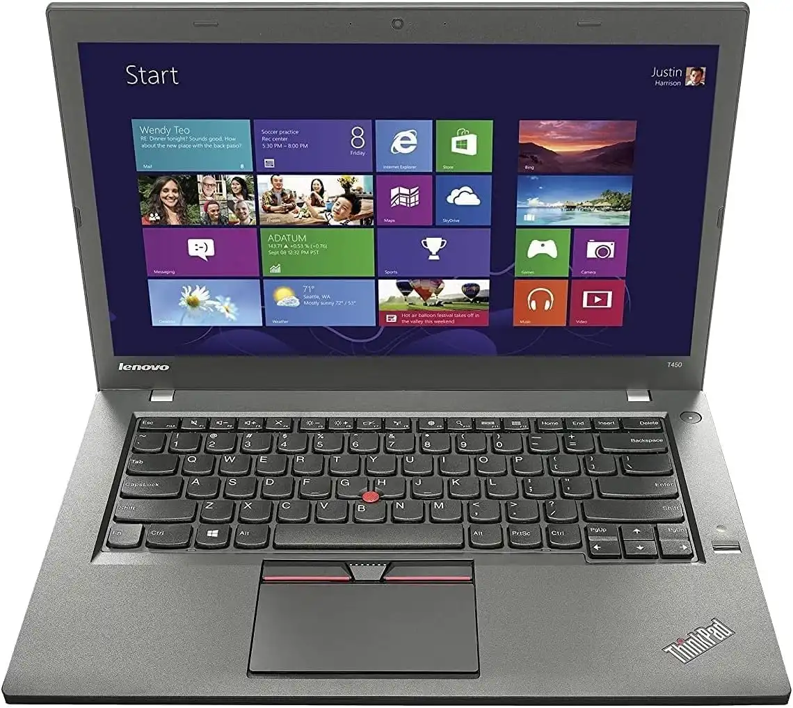 Used Lenovo T450 i5 5th Gen 8GB 256GB SSD 14.1”
