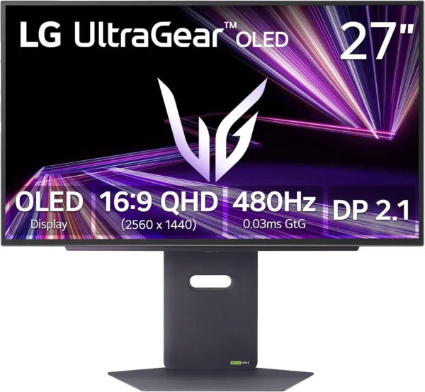 LG UltraGear 27” OLED Gaming Monitor – 480Hz, 0.03ms, QHD