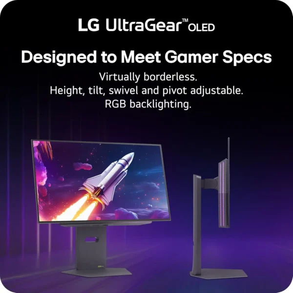 LG UltraGear 27” OLED Gaming Monitor – 480Hz, 0.03ms, QHD - Image 9