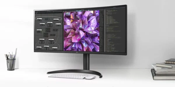 LG 34WQ75C-B 34" Curved WQHD IPS Monitor with USB-C - Image 4