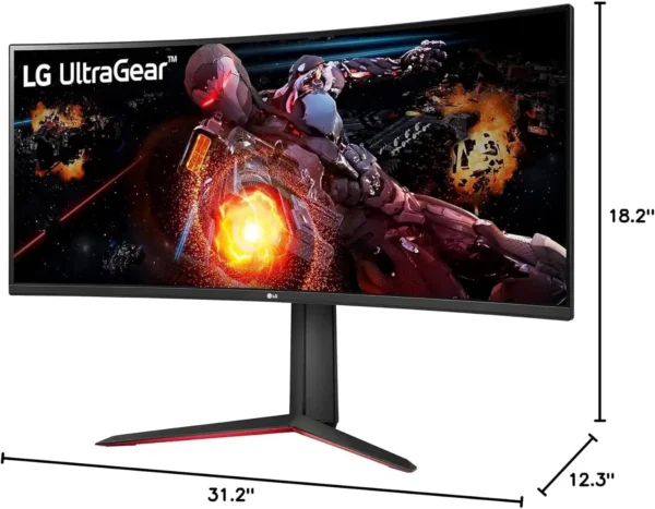 LG 34GP63A-B 34” QHD Curved Gaming Monitor – 160Hz, UltraGear - Image 8