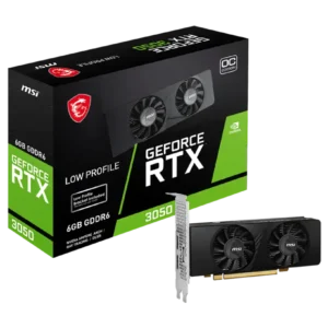 MSI Gaming RTX 3050 LP 6G OC Graphics Card (NVIDIA RTX 3050)