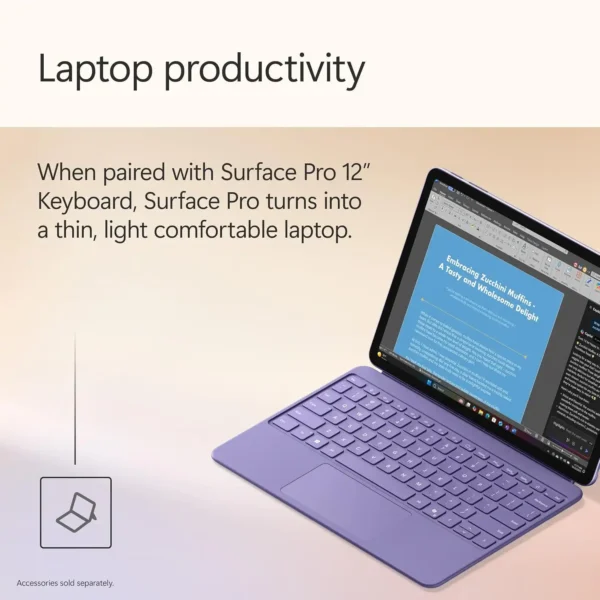Microsoft Surface Pro 12" – Snapdragon X Plus, 16GB RAM, 512GB SSD - Image 9