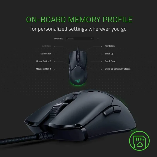 Razer Viper Mini – Ultra-Lightweight Wired Gaming Mouse - Image 2