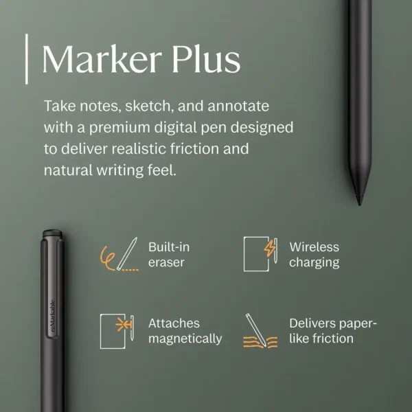 reMarkable Paper Pro Move – 7.3" Tablet + Marker Plus, Silver - Image 11