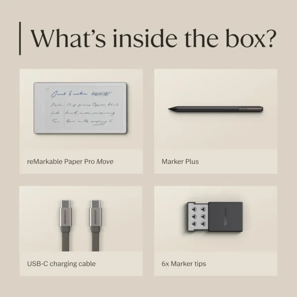 reMarkable Paper Pro Move – 7.3" Tablet + Marker Plus, Silver - Image 12