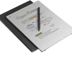 reMarkable Paper Pro Book Folio – Premium Black Leather Case