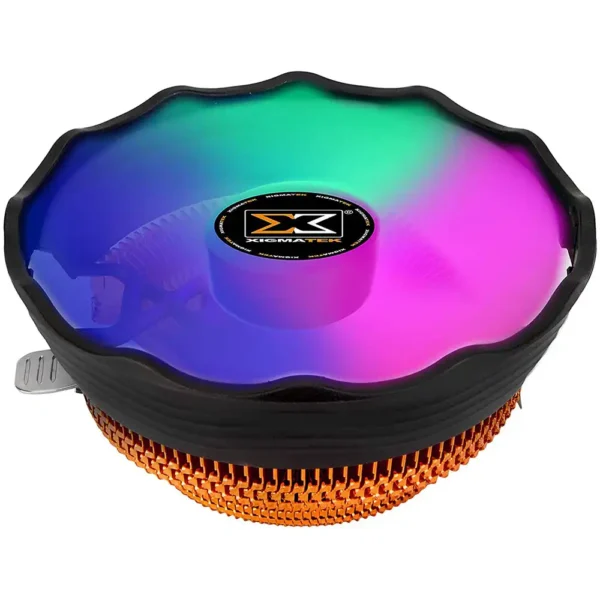 Use arrow keys   Xigmatek Apache Plus - (Copper Anodized Aluminium Fins, 12cm 1500RPM Multi Color LED Fan) - Image 2