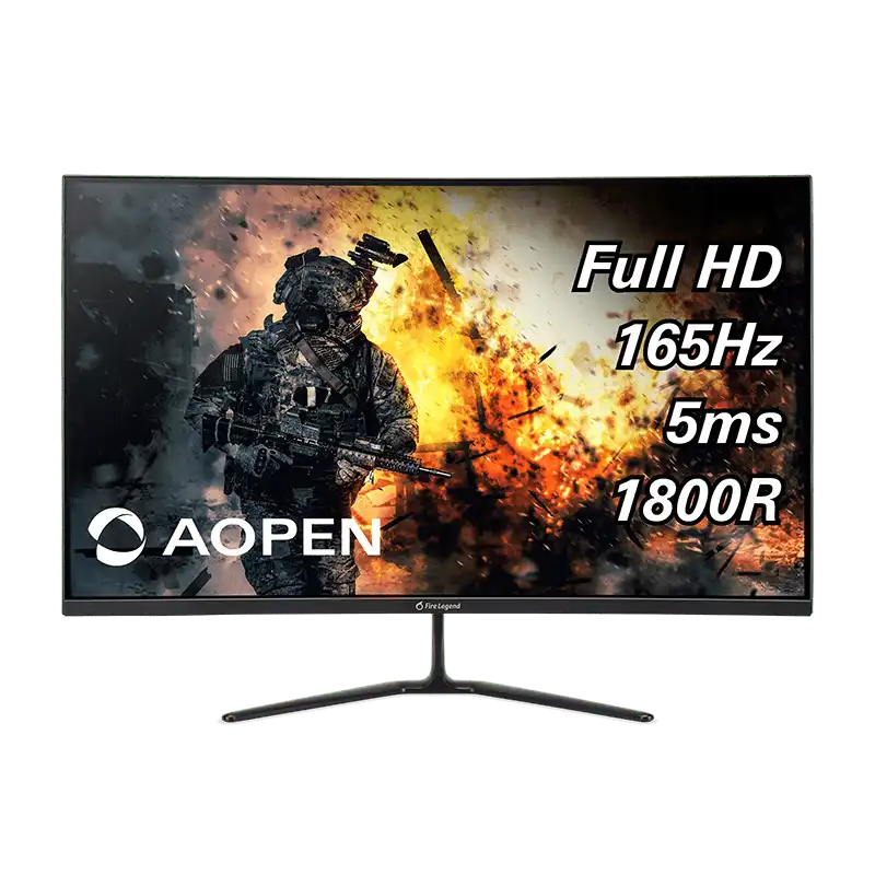 AOPEN Fire Legend 32HC5QR 31.5″ FHD 165Hz Curved Monitor