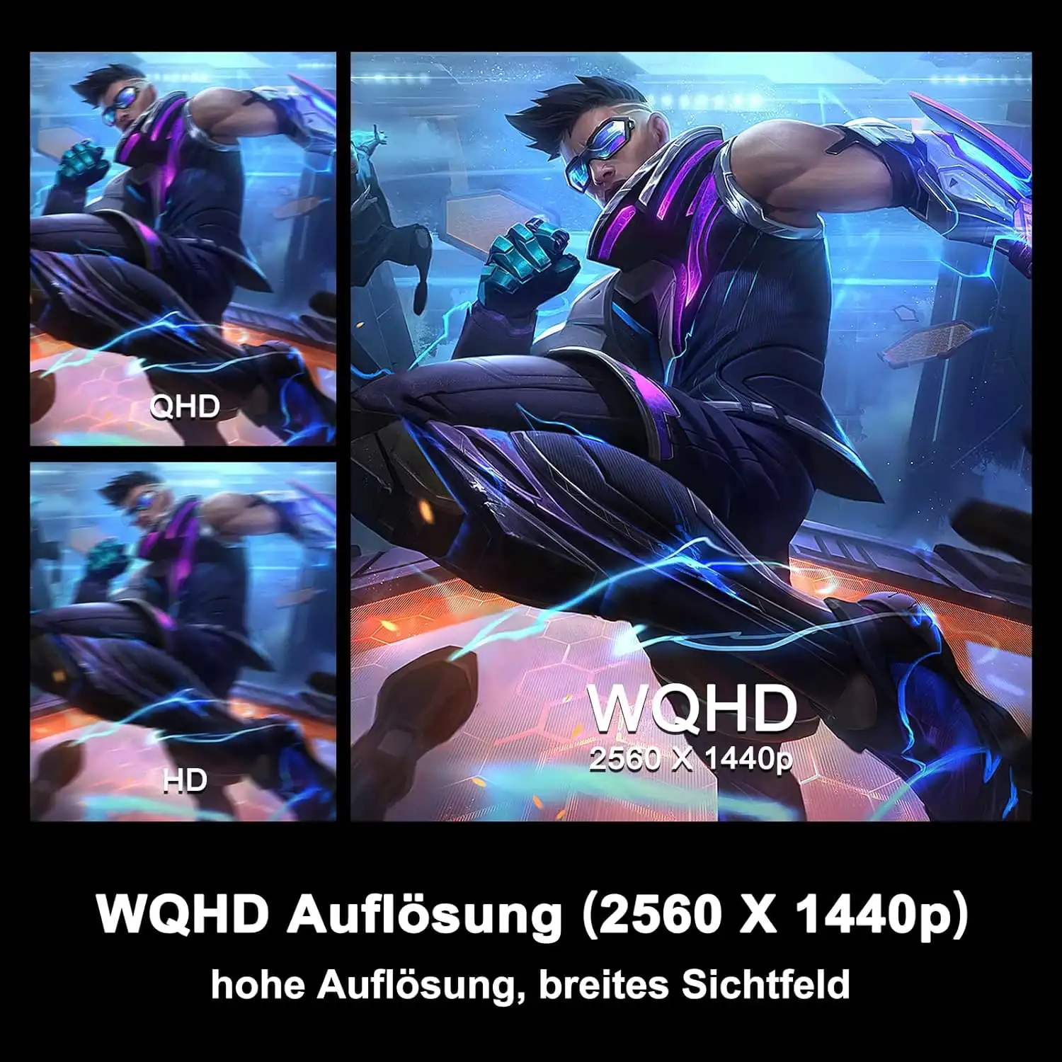 Minifire MFG24X5Q – 24" QHD 180Hz 1ms Gaming Monitor - Image 5