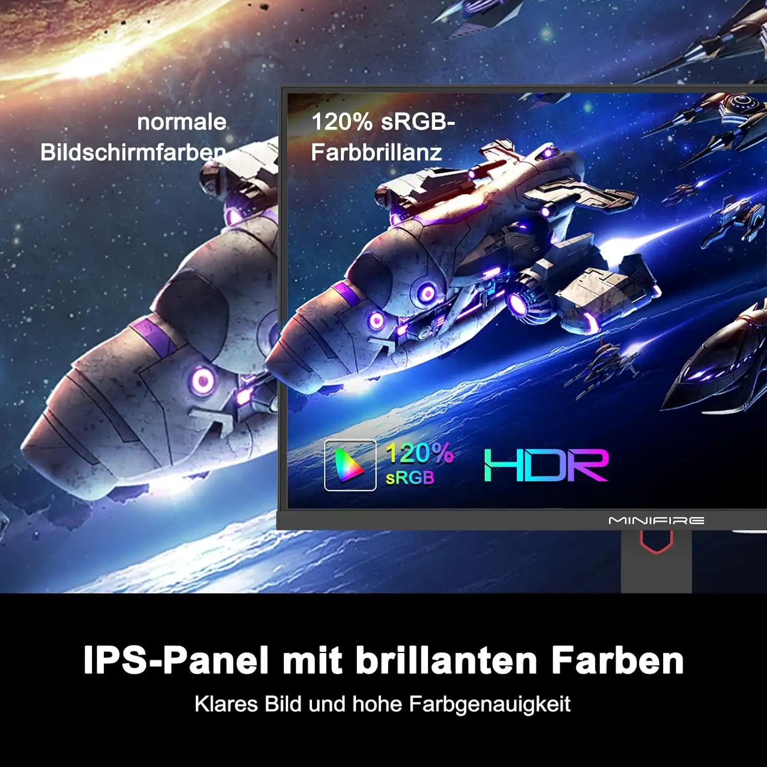 Minifire MFG24X5Q – 24" QHD 180Hz 1ms Gaming Monitor - Image 7