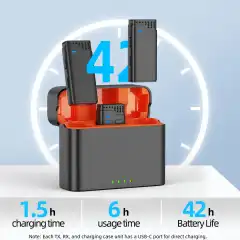 Jmary MW-16 3-in-1 Clip-On Wireless Mic for iPhone & Android - Image 5