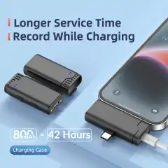 Jmary MW-16 3-in-1 Clip-On Wireless Mic for iPhone & Android - Image 7