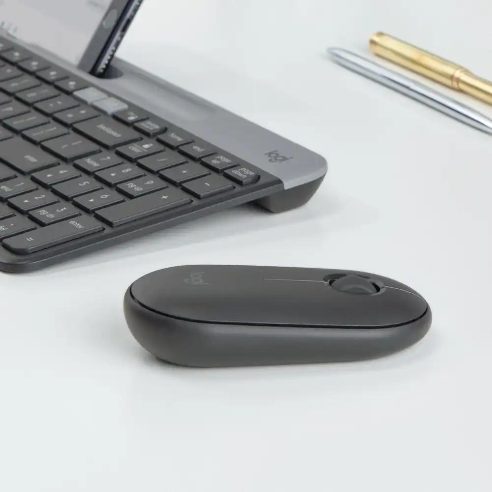 Logitech Pebble M350 Wireless Mouse – Silent & Slim, Graphite - Image 5