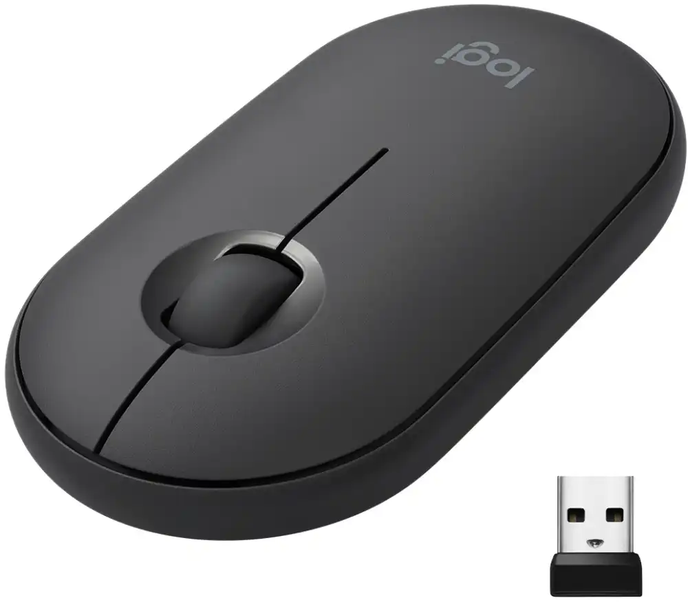 Logitech Pebble M350 Wireless Mouse – Silent & Slim, Graphite - Image 6