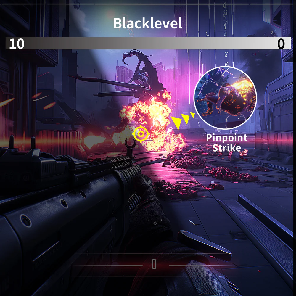 MINIFIRE MFG34C5Q 34-Inch Curved Gaming Monitor, WQHD, HDMI + DP - Image 4