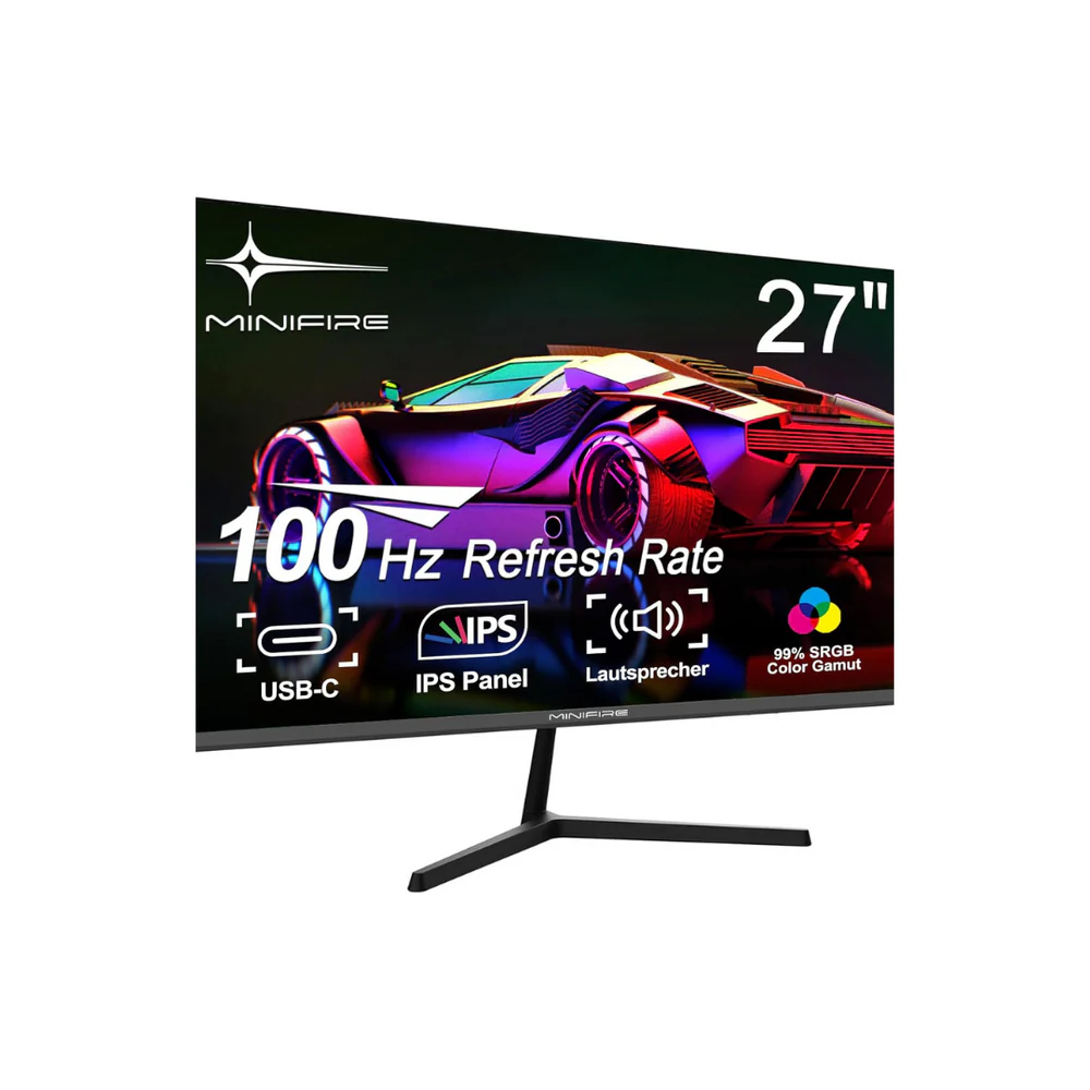 MINIFIRE MF27X3 27" FHD Monitor 100Hz Type-C HDMI DP