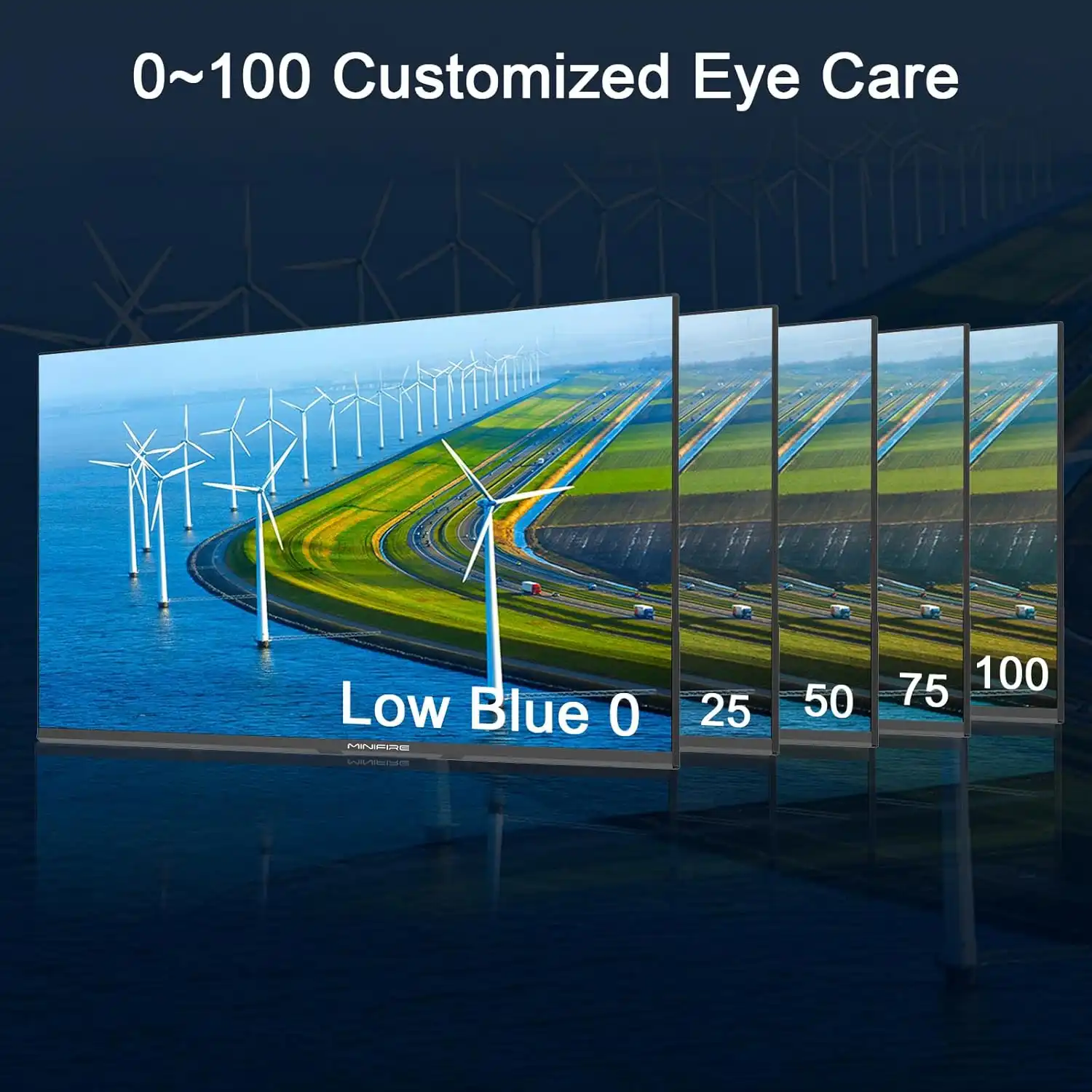 MINIFIRE MF24X3AL 24" FHD Monitor 100Hz Type-C HDMI - Image 6