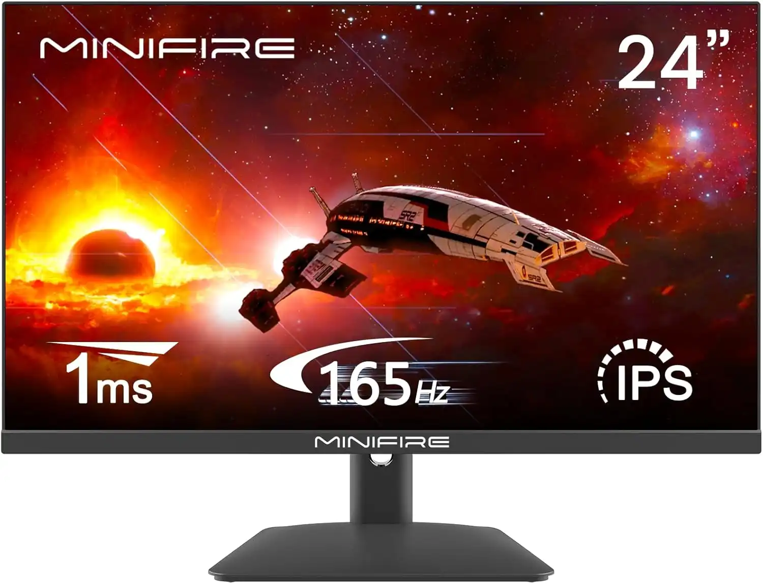 MINIFIRE MFG24X5 24” FHD Monitor – 180Hz, HDMIx2 & DPx2