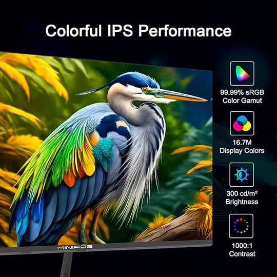 MINIFIRE MF27XAL 27" FHD Monitor 100Hz HDMI VGA - Image 3