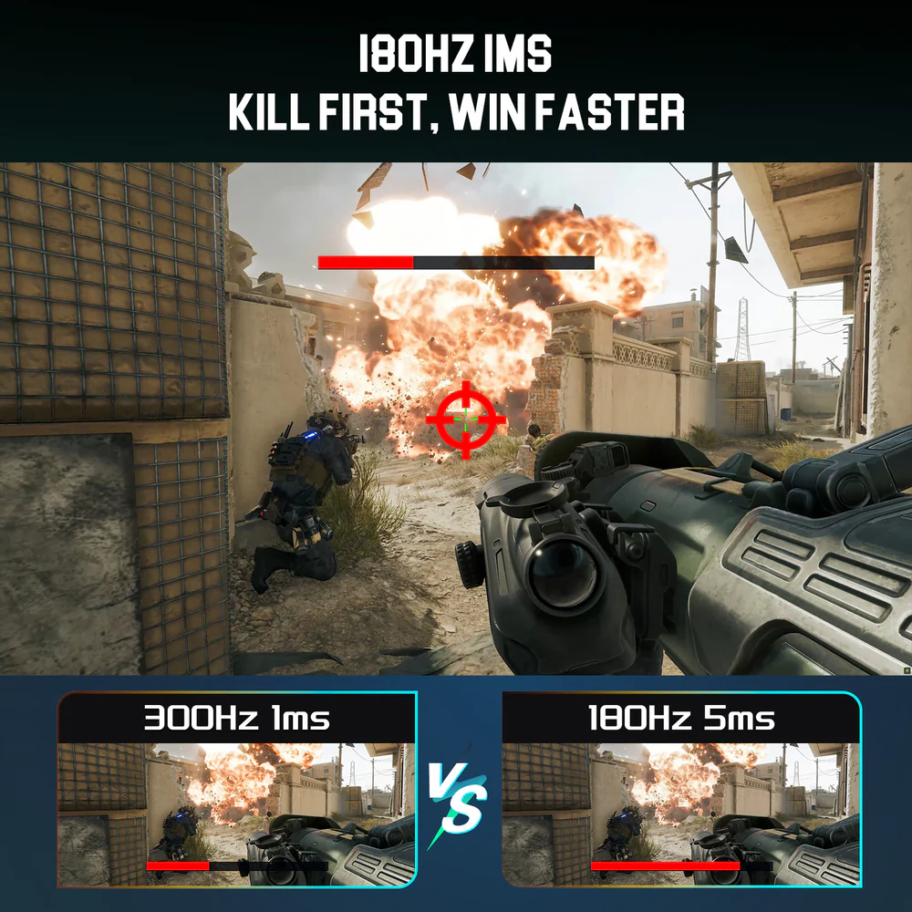 MINIFIRE MFG25X1 PRO 24” FHD Monitor – 300Hz, HDMIx2 + DPx2 - Image 6