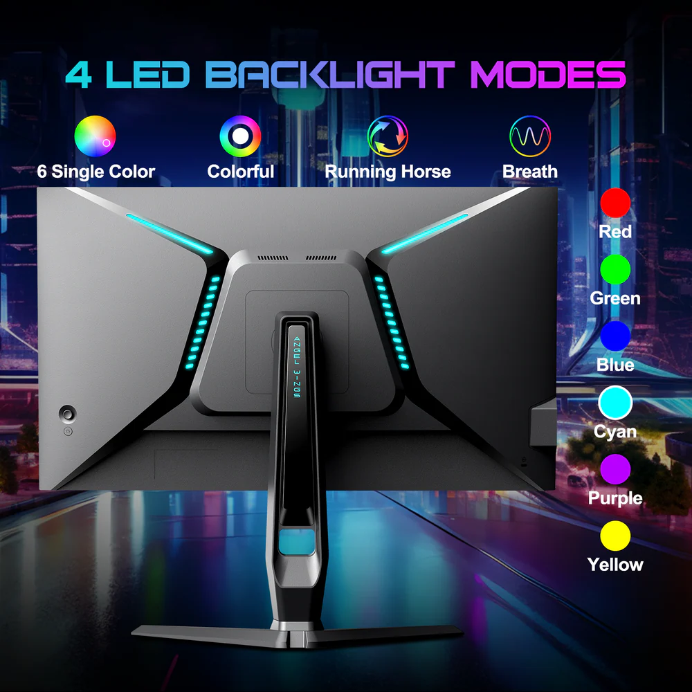 MINIFIRE MFG27F6Q PRO 27” 2K WQHD Monitor – 240Hz, HDMIx2 + DPx2 - Image 8