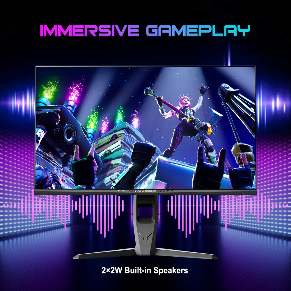 MINIFIRE MFG27F6Q PRO 27” 2K WQHD Monitor – 240Hz, HDMIx2 + DPx2 - Image 7