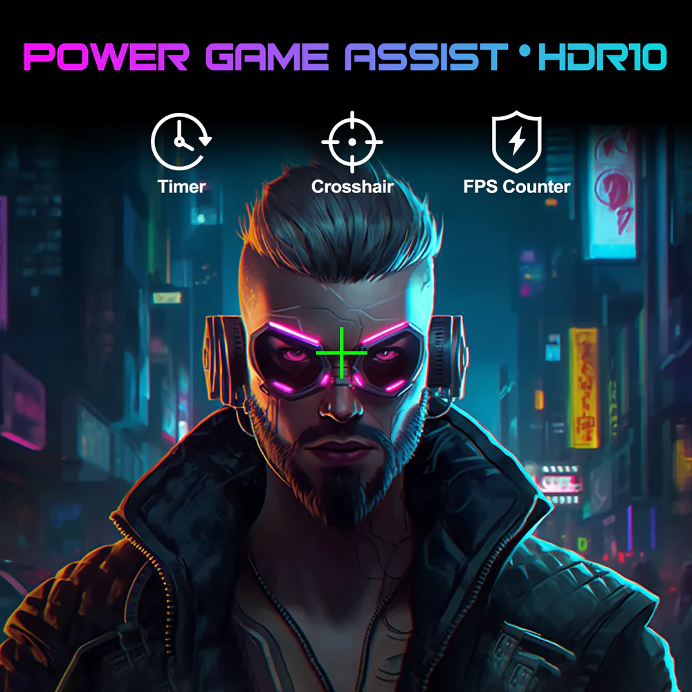 MINIFIRE MFG27F6Q PRO 27” 2K WQHD Monitor – 240Hz, HDMIx2 + DPx2 - Image 4