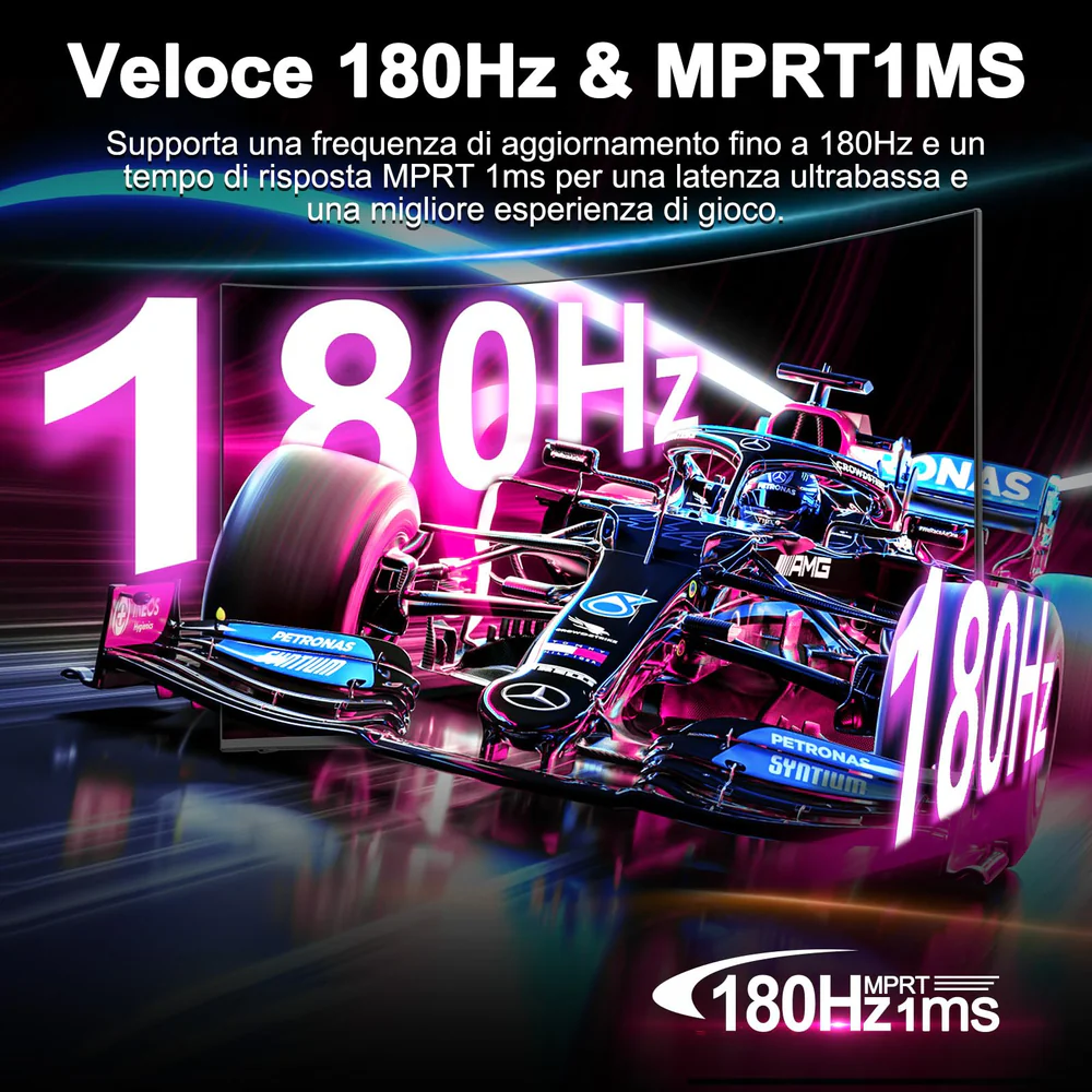 MINIFIRE MFG24C1 24" Curved FHD Gaming Monitor 180Hz - Image 5