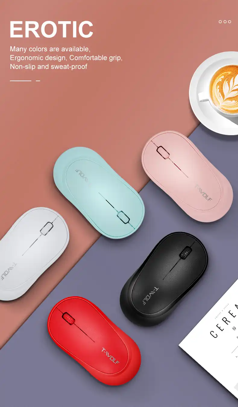 Q18 2.4G Ergonomic Wireless Gaming Mouse with USB Receiver - Image 3