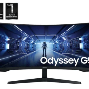 Samsung Odyssey G5 34″ Curved Gaming Monitor – Ultra-WQHD