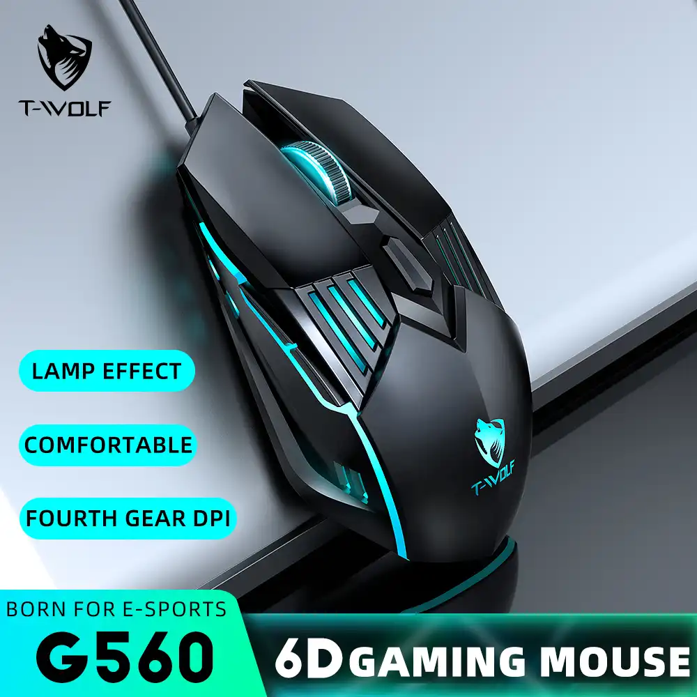 T-WOLF G560 Wired Gaming Mouse – Precision Control - Image 2