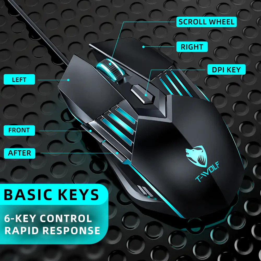 T-WOLF G560 Wired Gaming Mouse – Precision Control - Image 3