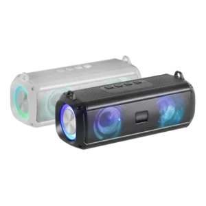 Mars Gaming MARS RC2 2-in-1 Portable Speaker & Soundbar with Bluetooth 5.3, RGB, 20W RMS, AUX, MicroSD, USB, FM Radio - White