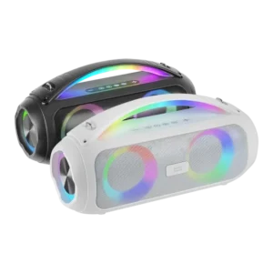 Mars Gaming MPB5 Portable Bluetooth Speaker 5.3, 50W RMS, RGB, White