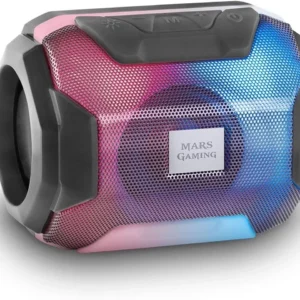Mars Gaming Mars Ultra-Bass Passive Bluetooth 5.0 RGB 10W RMS Speaker with USB & MicroSD