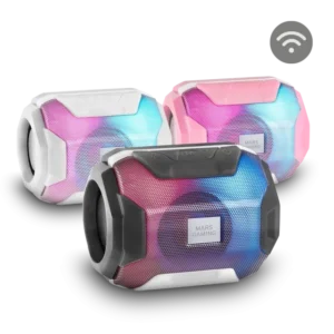 Mars Gaming Ultra-Bass Bluetooth 5.0 Speaker, 10W RGB, USB & MicroSD
