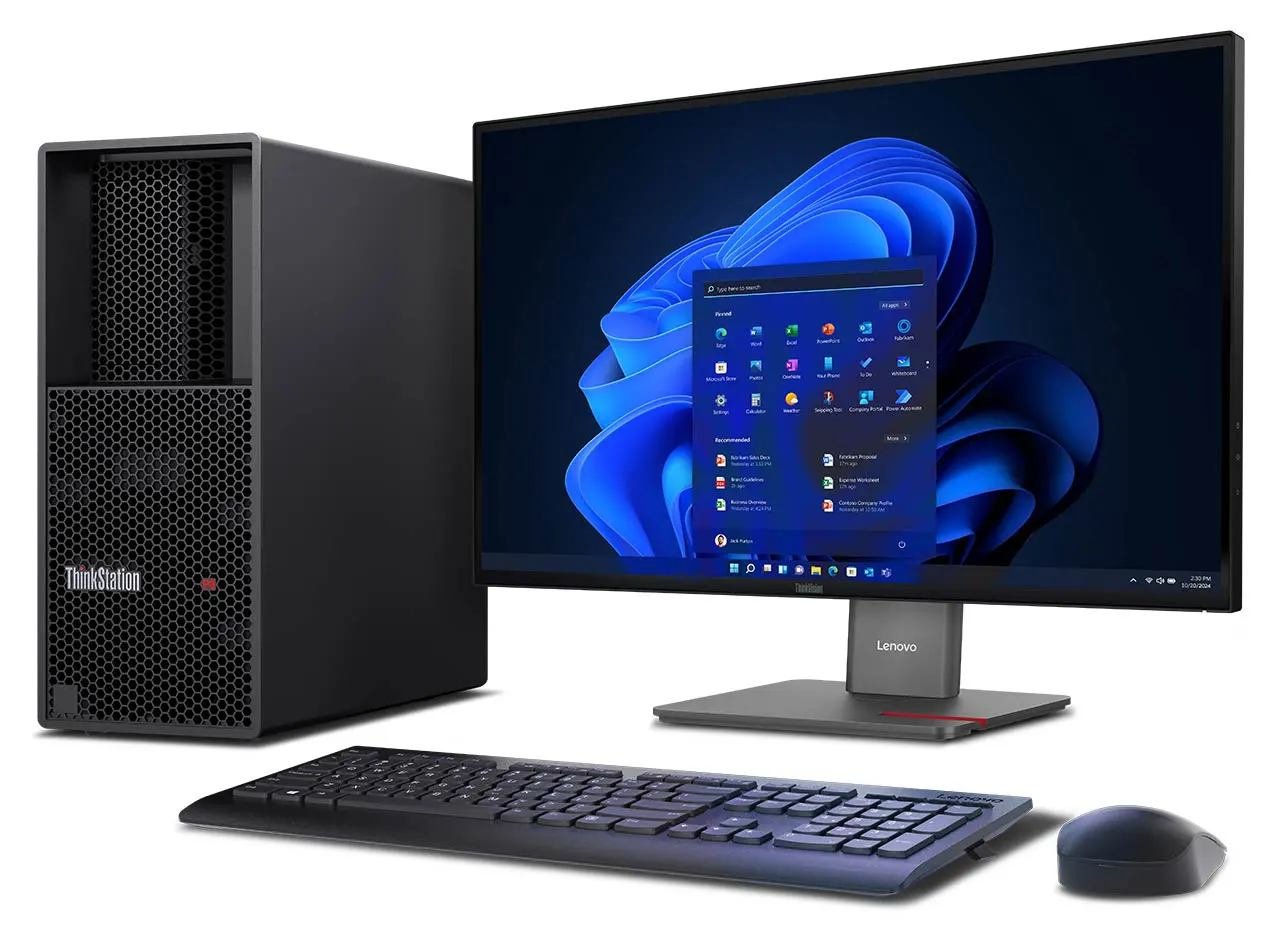 Lenovo ThinkStation P3 Tower Workstation 30GU002LUS front view