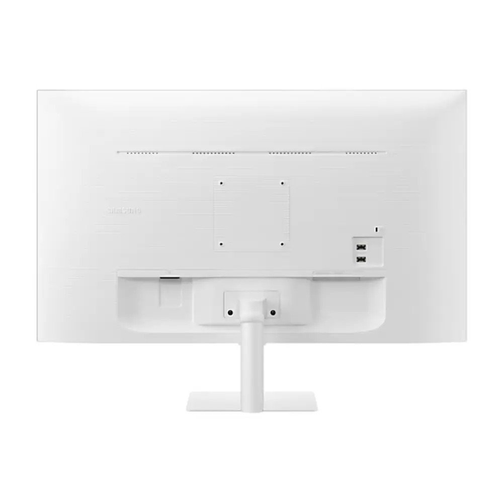 Samsung 27" Smart Monitor M5 M50D FHD White angled view