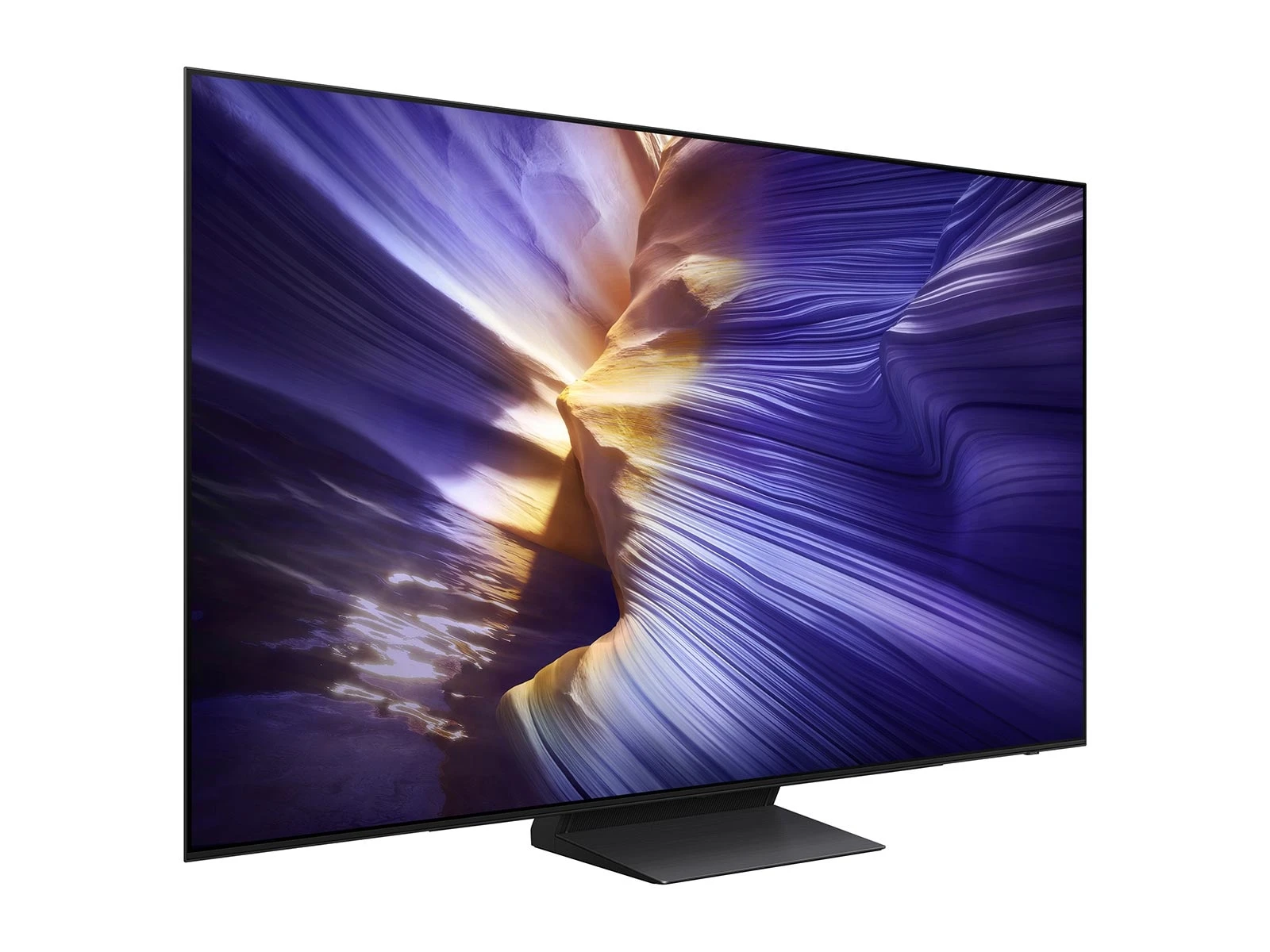 Samsung 55-inch OLED S90F 4K Smart TV side angle