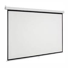 SkyPro 300cm x 300cm Electric Projector Screen with RF Remote Control | SP-ELC300